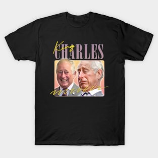 King Charles - Retro Aesthetic Fan Design T-Shirt